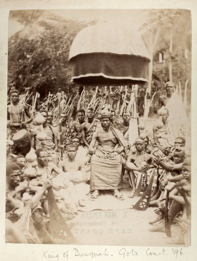 König von Dunquah, Goldküste, Ghana, 1896 von T. McKenzie